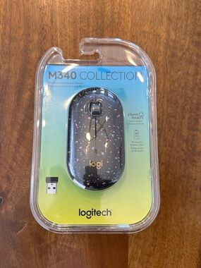 Logitech M340 Wireless Mouse - Speckles - New!